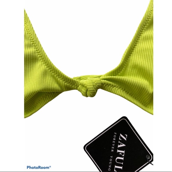 NWT Zaful Knotted Swim Top Size M - Picture 2 of 8